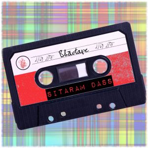 Album cover: an image of a cassette tape with teh words "Bhavtape" written on it